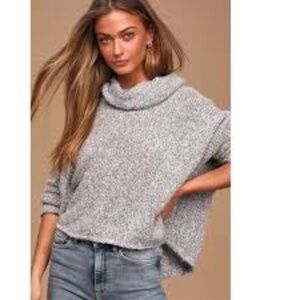 Free People BFF Cowl Neck Sweater NWOT